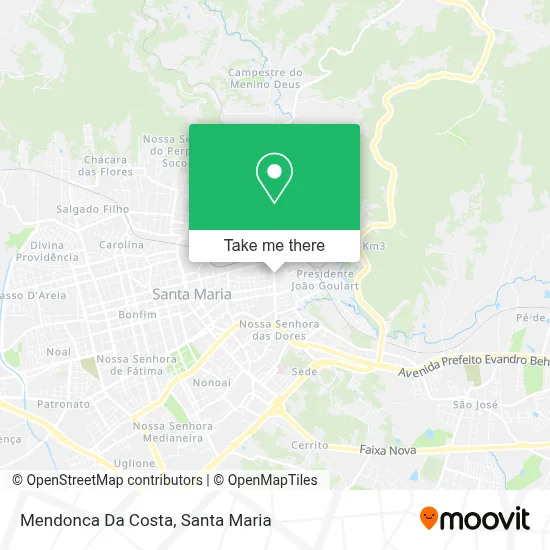 Mendonca Da Costa map