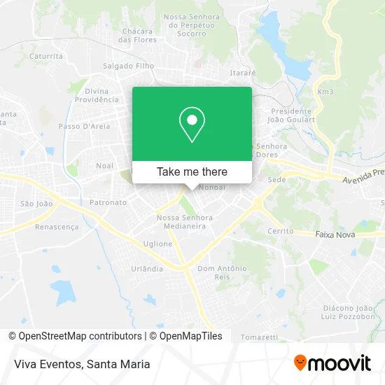 Viva Eventos map