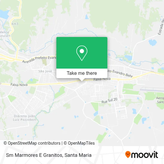 Sm Marmores E Granitos map