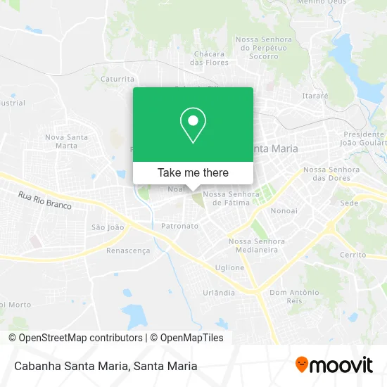 Cabanha Santa Maria map