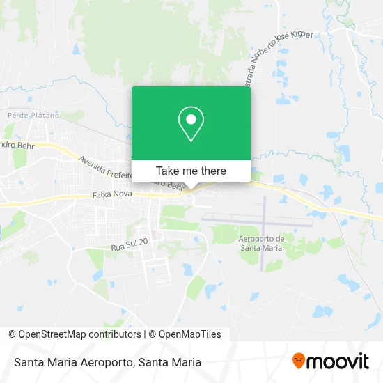 Santa Maria Aeroporto map