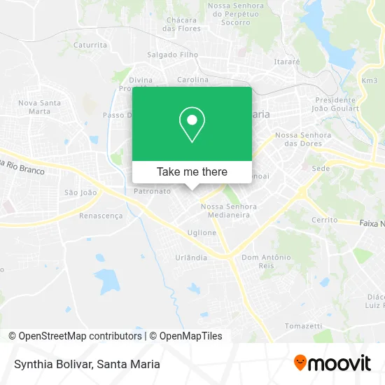 Synthia Bolivar map