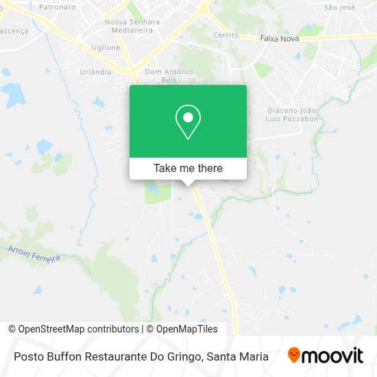 Posto Buffon Restaurante Do Gringo map