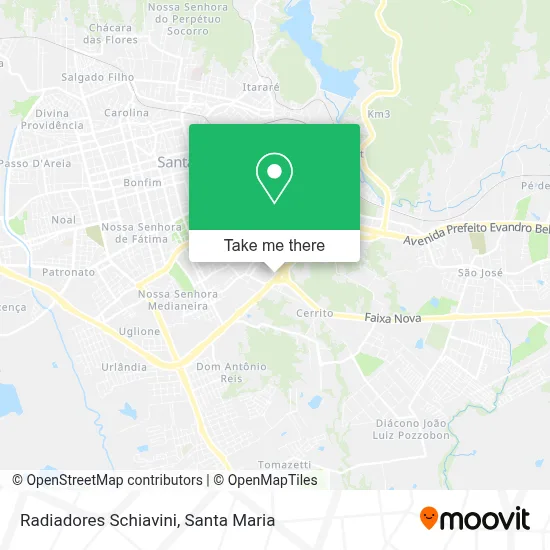 Radiadores Schiavini map