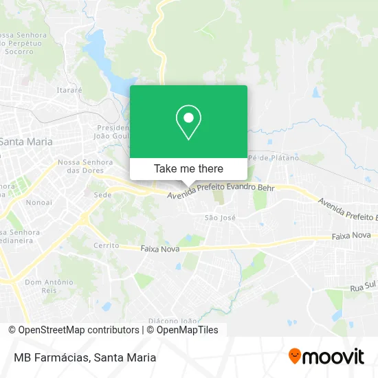 MB Farmácias map