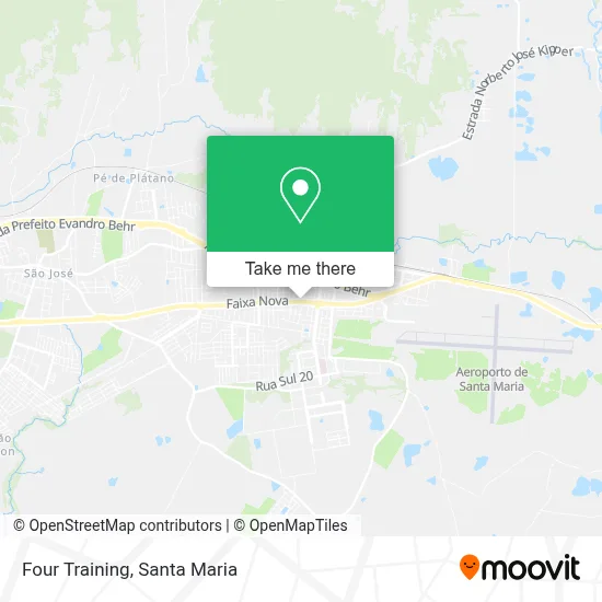 Four Training map