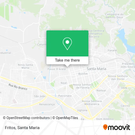 Fritos map