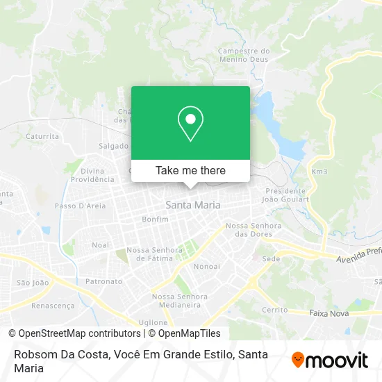 Robsom Da Costa, Você Em Grande Estilo map