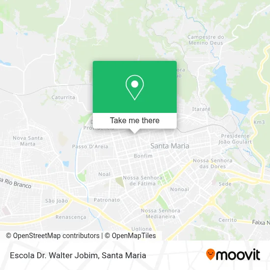 Escola Dr. Walter Jobim map