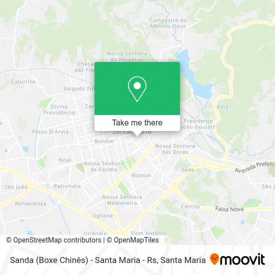 Sanda (Boxe Chinês) - Santa Maria - Rs map