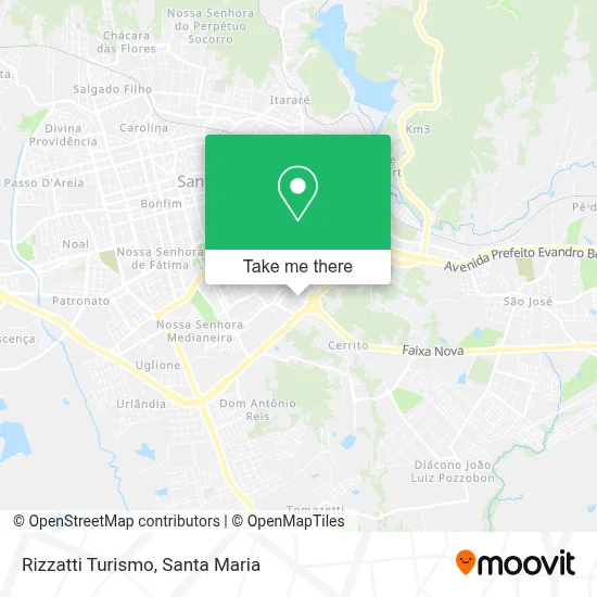 Rizzatti Turismo map