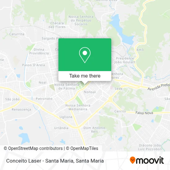 Conceito Laser - Santa Maria map