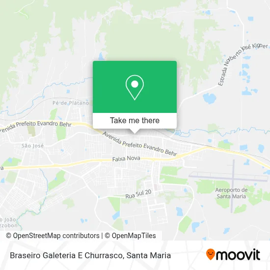 Braseiro Galeteria E Churrasco map
