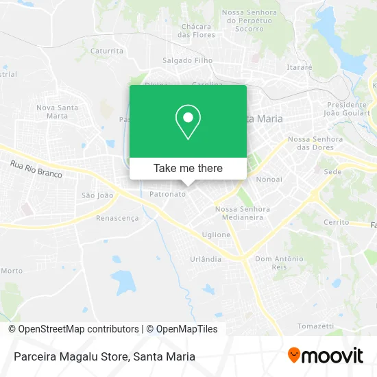 Parceira Magalu Store map
