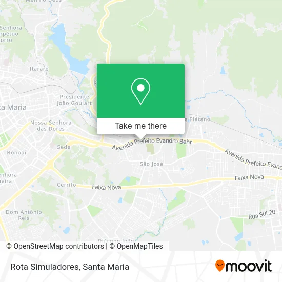 Rota Simuladores map