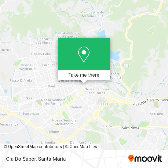 Cia Do Sabor map