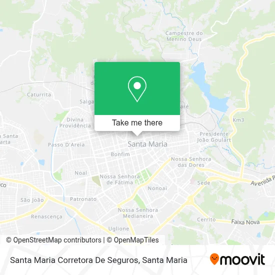 Santa Maria Corretora De Seguros map
