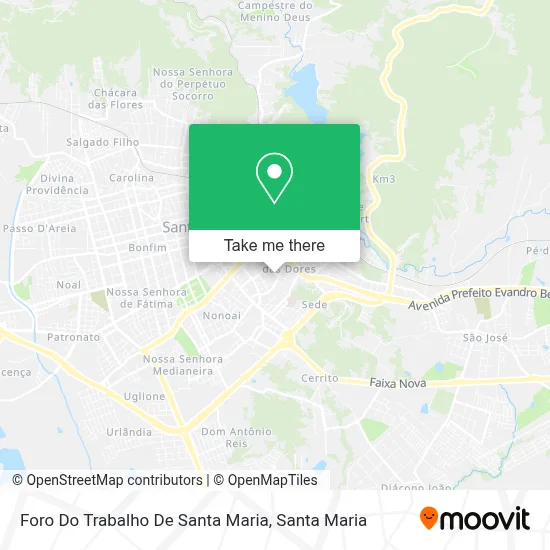 Foro Do Trabalho De Santa Maria map