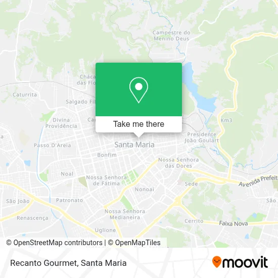 Recanto Gourmet map