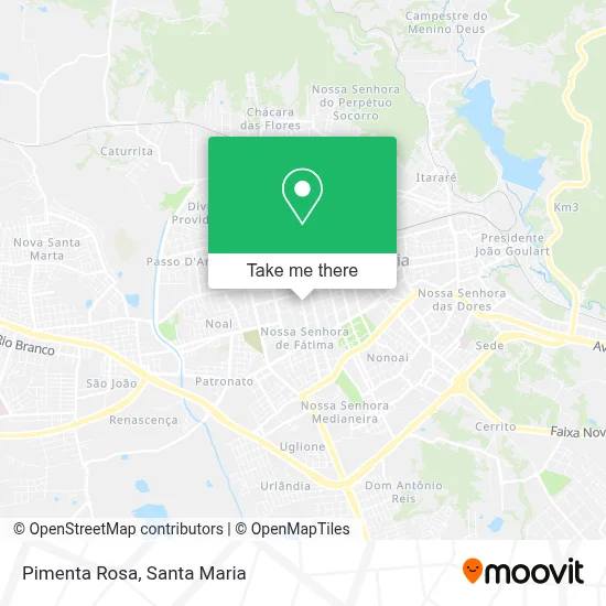 Pimenta Rosa map