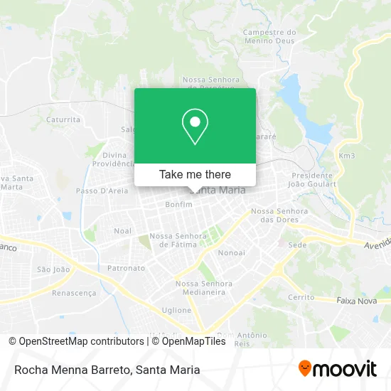 Rocha Menna Barreto map