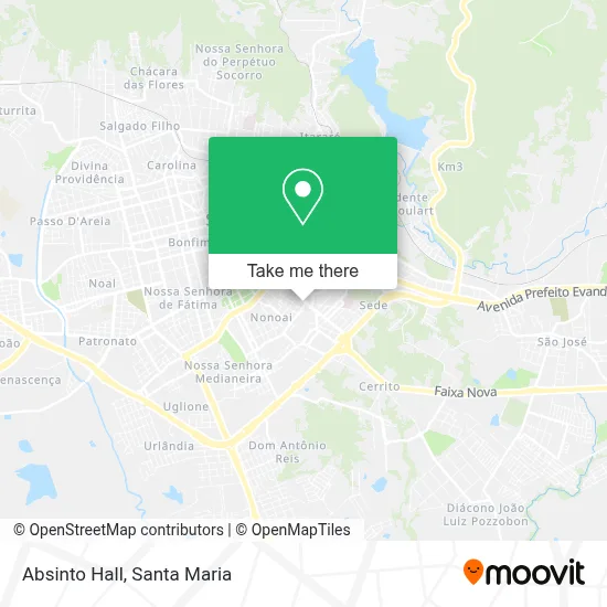 Absinto Hall map