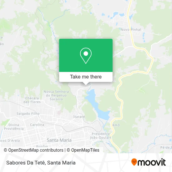 Sabores Da Tetê map