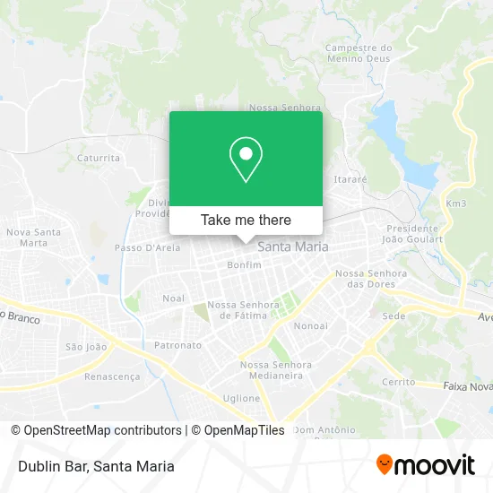 Dublin Bar map