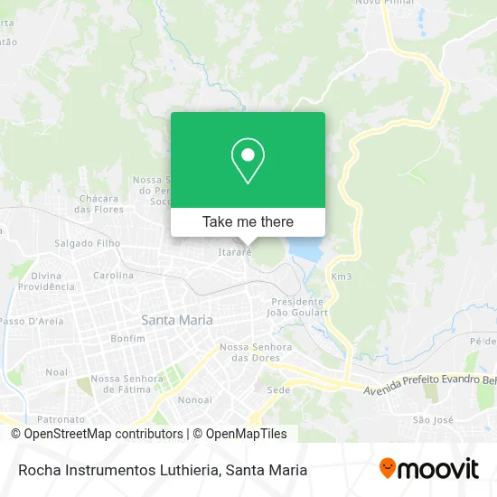 Rocha Instrumentos Luthieria map