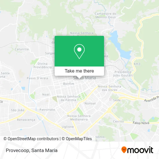 Provecoop map