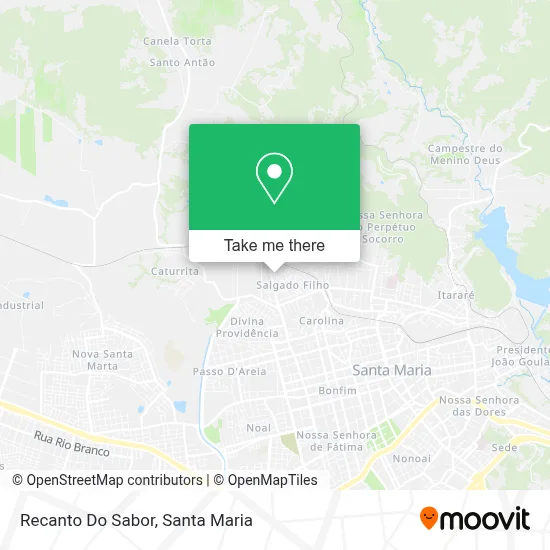 Recanto Do Sabor map