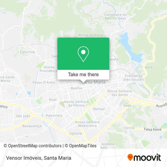 Vensor Imóveis map