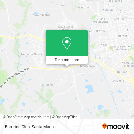 Barretos Club map