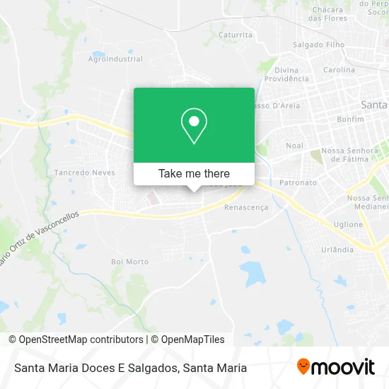 Santa Maria Doces E Salgados map