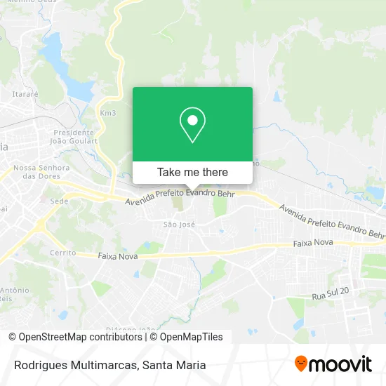Rodrigues Multimarcas map