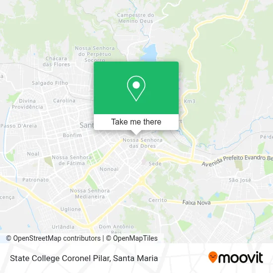 State College Coronel Pilar map