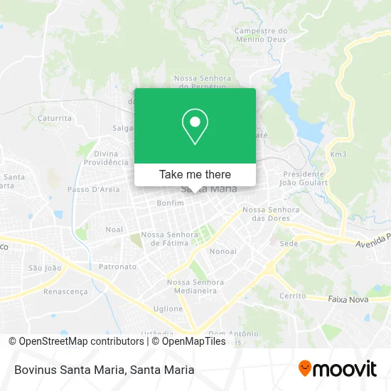 Bovinus Santa Maria map