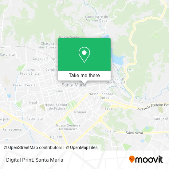Digital Print map