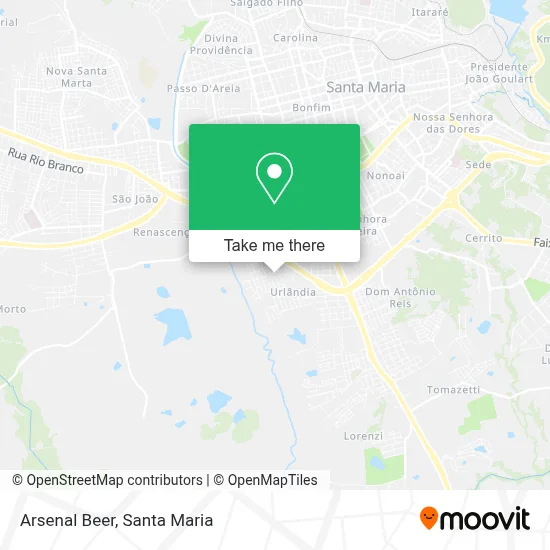 Arsenal Beer map