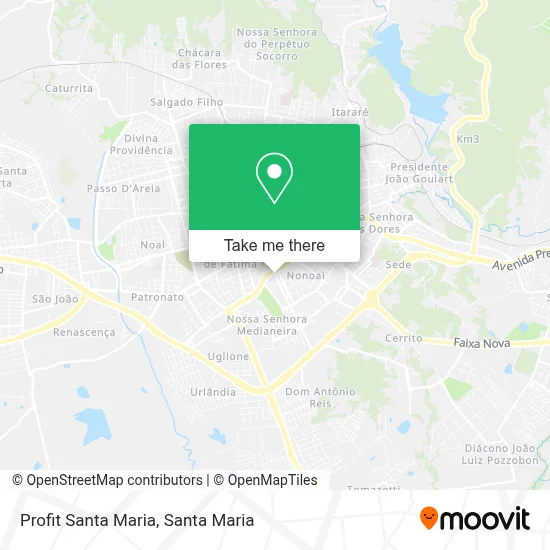 Profit Santa Maria map