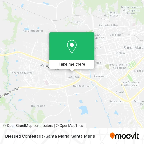 Blessed Confeitaria / Santa Maria map