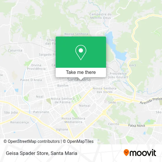Geisa Spader Store map