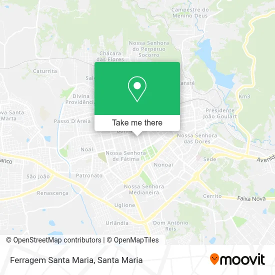 Ferragem Santa Maria map