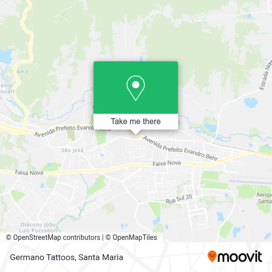 Germano Tattoos map