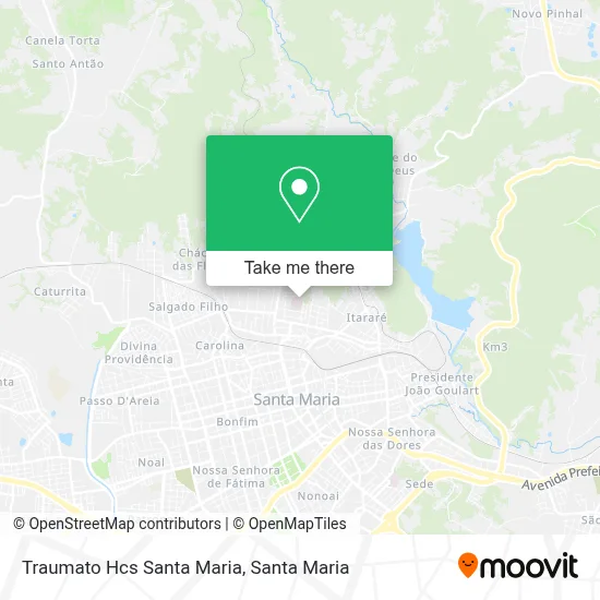 Traumato Hcs Santa Maria map