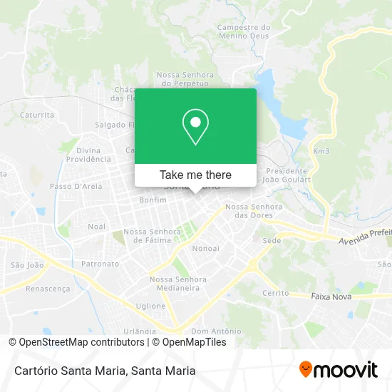 Cartório Santa Maria map