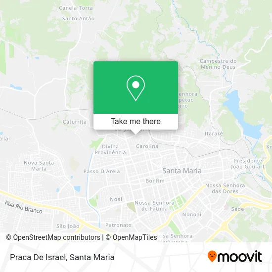 Praca De Israel map