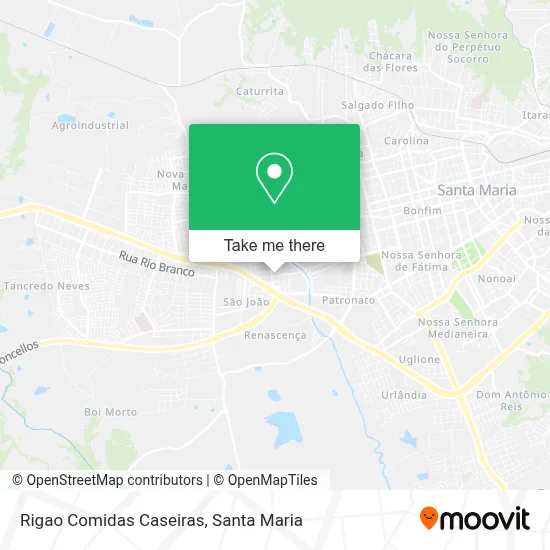 Rigao Comidas Caseiras map