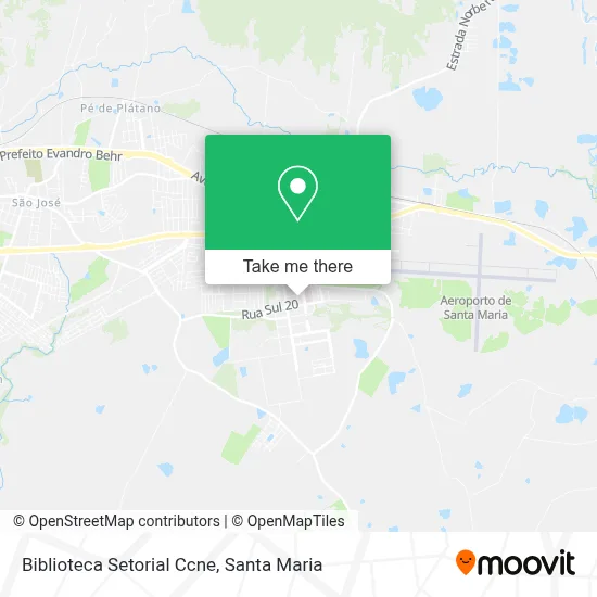 Biblioteca Setorial Ccne map