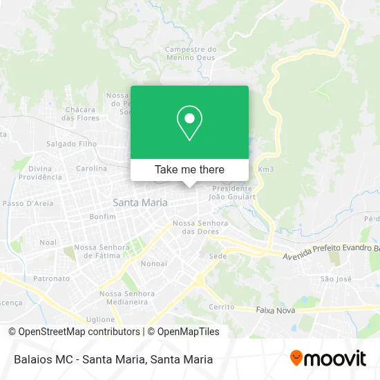 Balaios MC - Santa Maria map